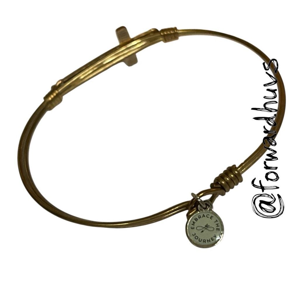 Luca & Danni Cross Bangle Bracelet - Picture 7 of 9